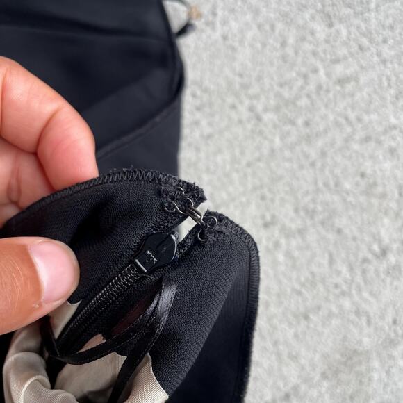 MOSCHINO Cheap & Chic black strapless mini dress semi formal | size US 6 - Picture 6 of 6